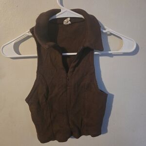 Urban Outfitters Brown Crop Top